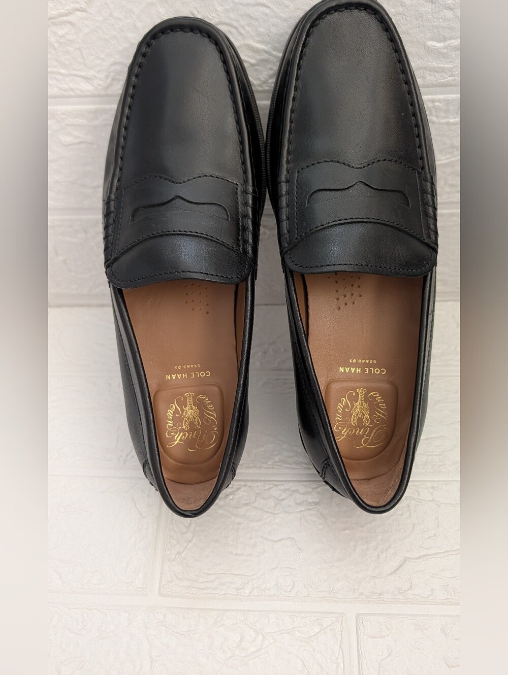 Cole Haan Men’s Black Leather Classic Shoes 7.5 M.